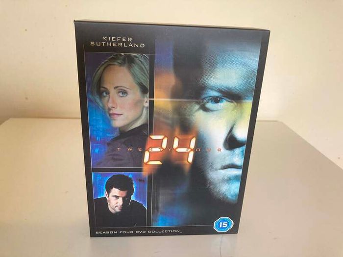 24 DVD Box Set Seasons 1 to 4 Complete | Kiefer Sutherland | VGC