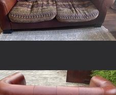 Leather couch