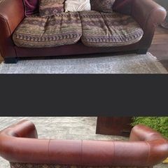 Leather couch