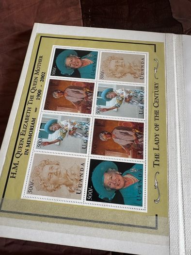 Mint UK album with stamps