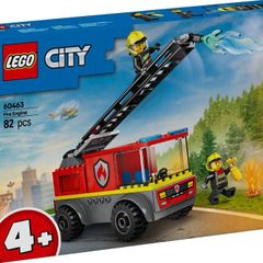 LEGO City 2025 Fire Engine Ladder Truck with Two Firefighters 82 pcs Code 60463