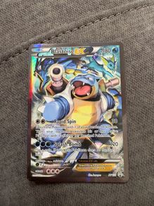 Pokemon TCG Blastoise EX XY122 Full Art Holo Black Star Promo Card