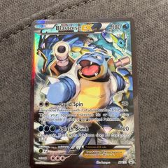 Pokemon TCG Blastoise EX XY122 Full Art Holo Black Star Promo Card