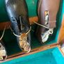 Beautiful vintage salesman display shoe case. Shoes included in display. Image 8