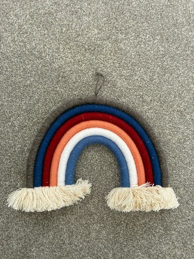 Rainbow wall hanging