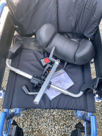 Aktiv X3 Pro Deluxe Lite Aluminium Attendant Propelled Wheelchair with Head Rest