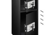 74 L Digital Double Door Safe Depository Box Gun Safes Cash Office Security Lock Strong Iron Larger Digital Safe Box