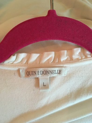 Vintage QUIN & DONNELLY Stretch Jersey Draped Top