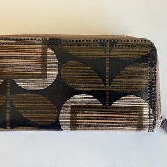 Vintage (unused) Orla Kiely Climbing Stem Print Big Zip Wallet