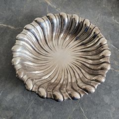 Vintage silverplate fruit bowl