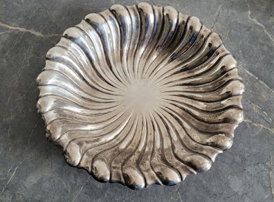 Vintage silverplate fruit bowl