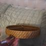 round wicker tray Image 2