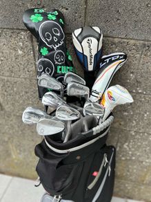 Full set of golf clubs