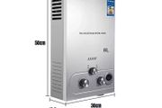 8L Propane LPG Gas Water Heater with Winter and Summer Modes, Instant Propane Water Heater, with Shower Kit, Digital Display