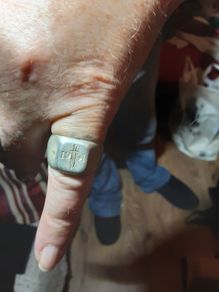 militaria trench art, see my other ring's
