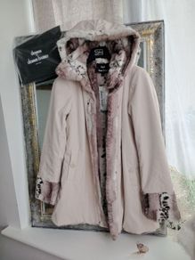 Brand new with tags Authentic Dennis Basso Reversible fur coat
