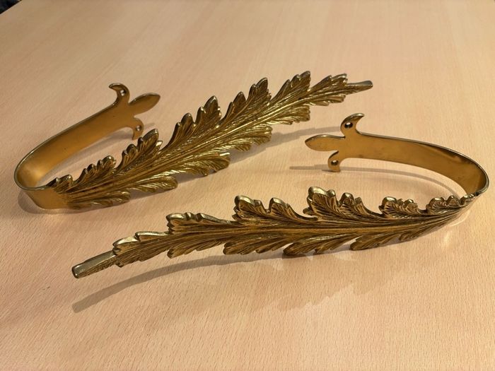 Brass Curtain Tie-Backs