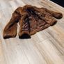 Vintage Julian Vard Genuine Fur Jacket Brown Size 12 Made in Ireland Image 2