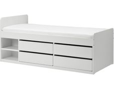 Single bed with storage