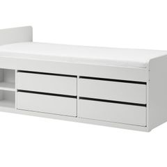 Single bed with storage