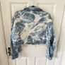 Topshop Tie-Dye Denim Cropped Jacket Image 3