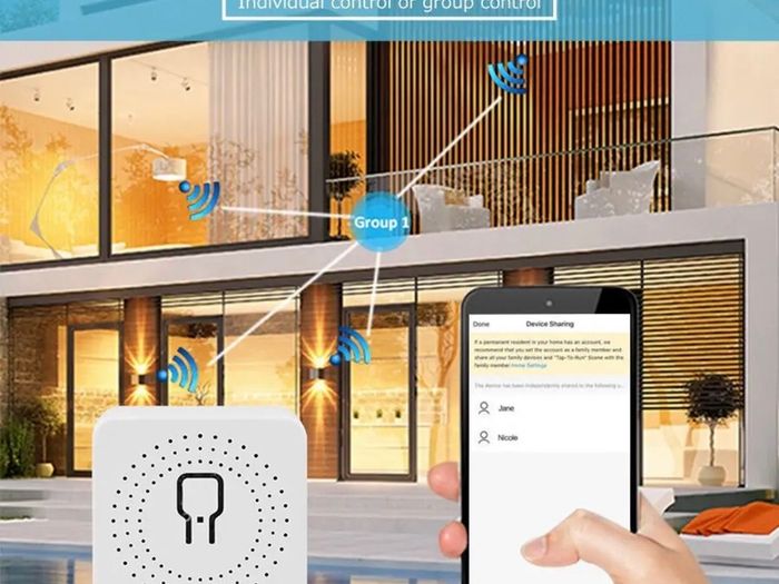 Mini Wifi Smart Switch 2 Way Control Smart life or  Tuya App  16A DIY Light Switches   Alexa Yandex Alice Smart Google Home APP Voice Control