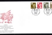 1993 Great Britain Wales Regional Definitive Stamps (Machin) Royal Mail Addressed First Day Cover (FDC)