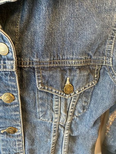 Sparkly denim jacket (size 10)