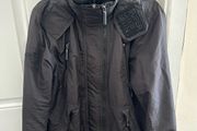 Superdry Mountain SD-Windcheater Hooded Jacket Black Size L Triple Zip
