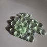 NEW Light Green Flat Glass Marbles Image 4