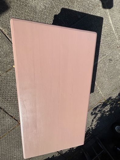 Solid wood painted coffee table