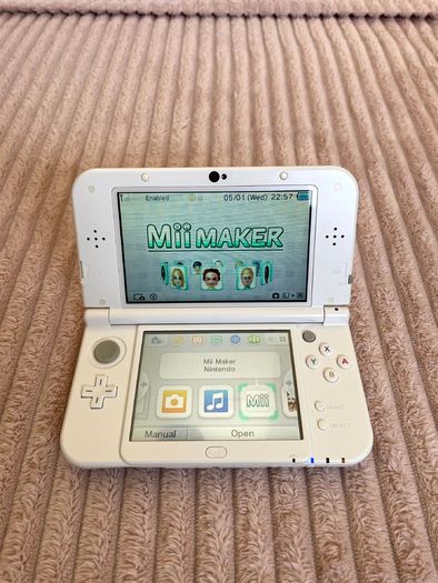 Modded New Nintendo 3DS XL White Dual IPS