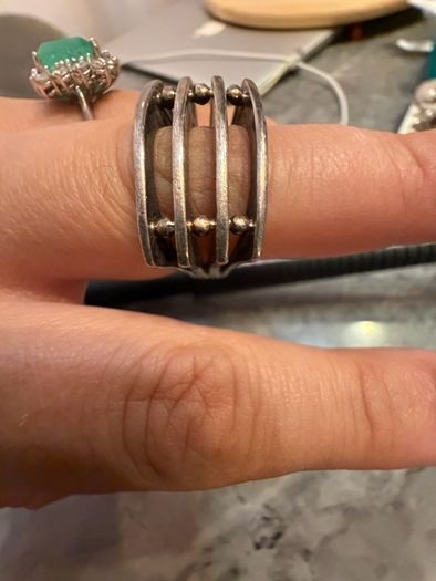 925 Sterling Silver Modern Multi-Band Statement Ring