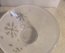 Small 6 inches Glass Salad Bowl by Portmeirion.