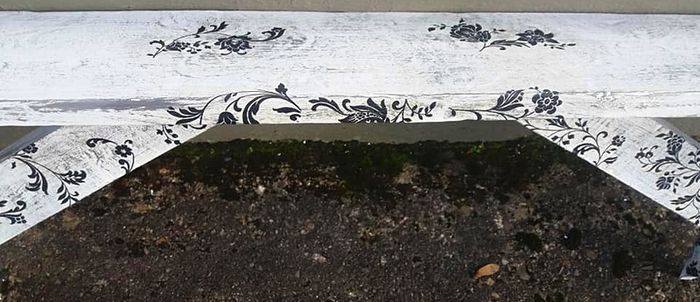 Rustic Floatig Stove Mantel / Shelf