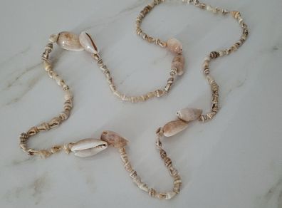 Vintage cowrie shell necklace