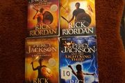 Percy Jackson 4 books by Rick Riordan