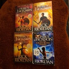 Percy Jackson 4 books by Rick Riordan