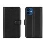 For iPhone 12 Mini Wallet Case Cover Flip Book PU Leather Holder Card Slots Black - FHT07IPK1 Image 5