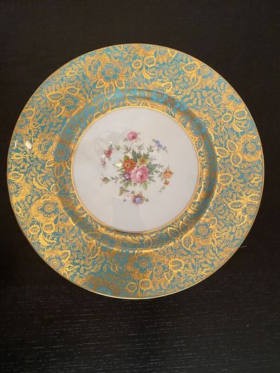 NEW Minton " Brocade" Bone China  Cabinet  Dinner Plate