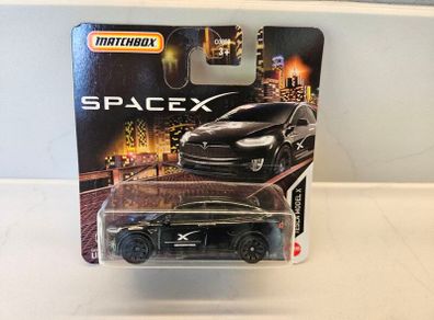 Tesla Model X Space X Matchbox Black