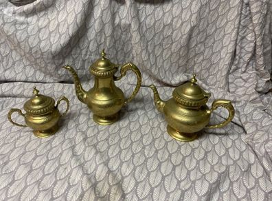 tea/coffee brass set