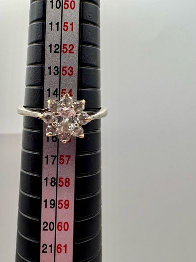 Vintage Marks & Spencer Sterling Silver Floral Cluster ring