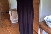 Purple velvet debs dress