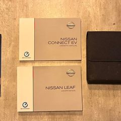 Nissan Leaf 2012 to 2016 owner manual handbook and wallet