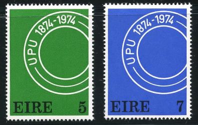 Ireland 1974 Scott # 363-364 Centenary of the Universal Postal Union - Mint Never Hinged