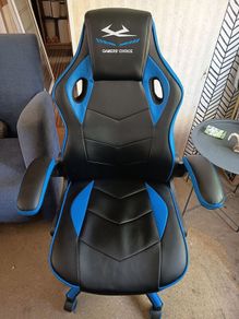 Gaming chair in blue/black collect today