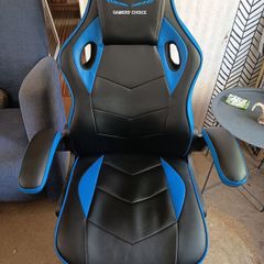 Gaming chair in blue/black collect today