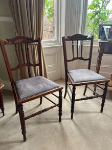 Elegant Edwardian Occasional chairs (pair).