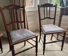 Elegant Edwardian Occasional chairs (pair).
